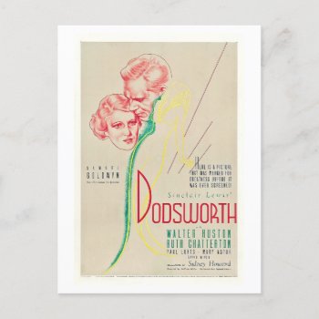 Dodsworth  Film  Movie  Advertising  Postcard by markomundo at Zazzle