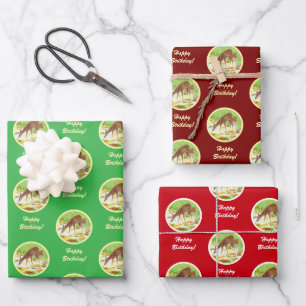 Doe and Fawn Wrapping Paper Sheets