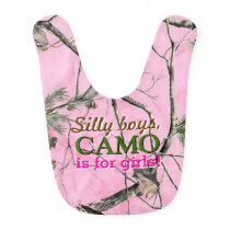 Doe Camo Baby Girl Bib Doe Camo Baby Girl Bib