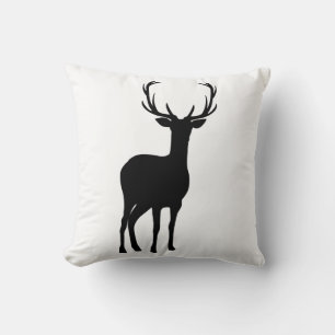 Doe Deer Rustic Country Farmhouse Minimal Throw Pillow