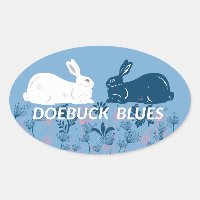Doebuck Blues New Sticker (Front)