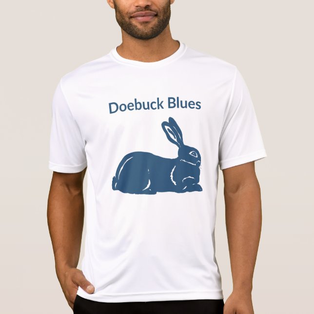 Doebuck Blues Rare, Heritage Rabbit Activewear T-Shirt (Front)