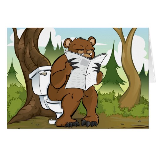Does a Bear Crap In The Woods Cards (Front Horizontal)