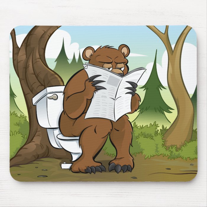 Does a Bear Crap In The Woods Mousepad