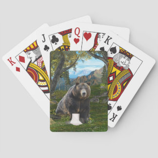 Does a bear...... poker cards