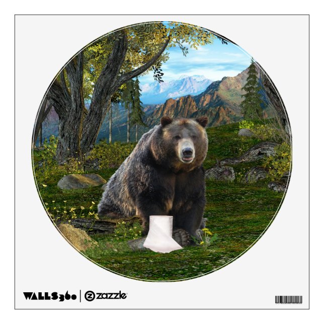 Does a bear...... wall decal (Front)