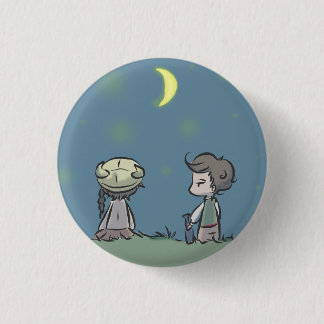 Does France have the same moon? Pinback Button