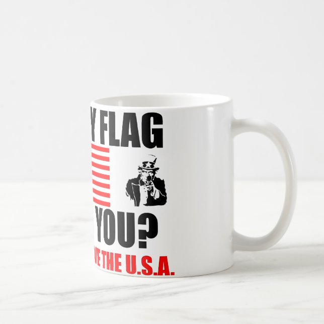Does My Flag Offend You? Coffee Mug (Right)