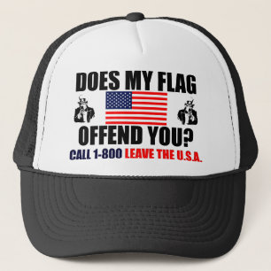 Does My Flag Offend You? Trucker Hat