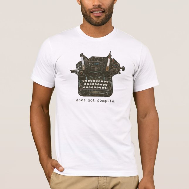 Does Not Compute Men's Basic T-Shirt (Front)