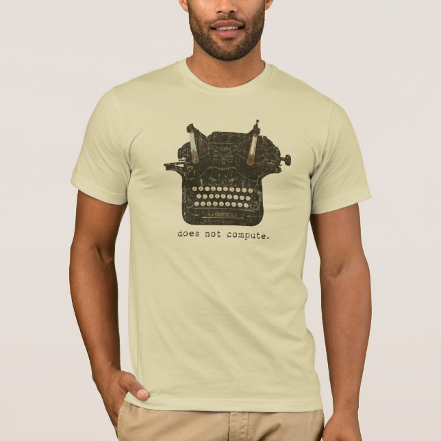Does Not Compute Men's Basic T-Shirt (Front)
