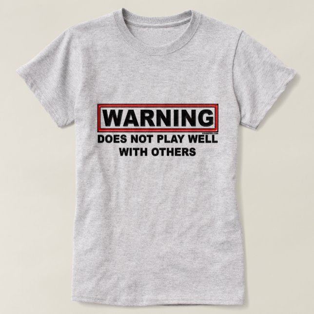 Does not play well...Light Colored Shirts (Design Front)