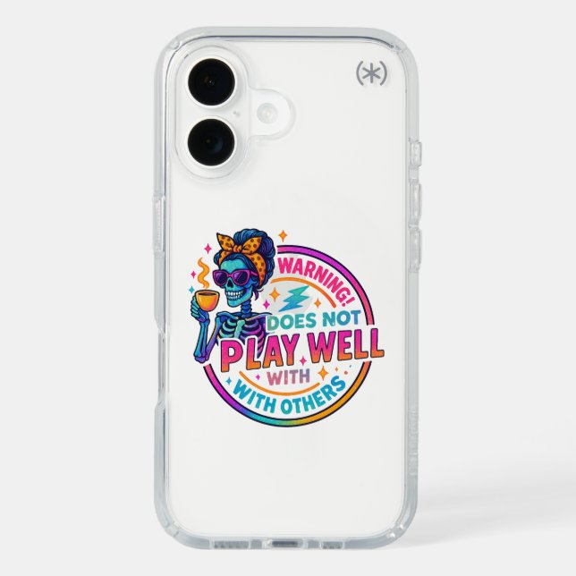 Does Not Play Well....  Speck iPhone Case (Front)