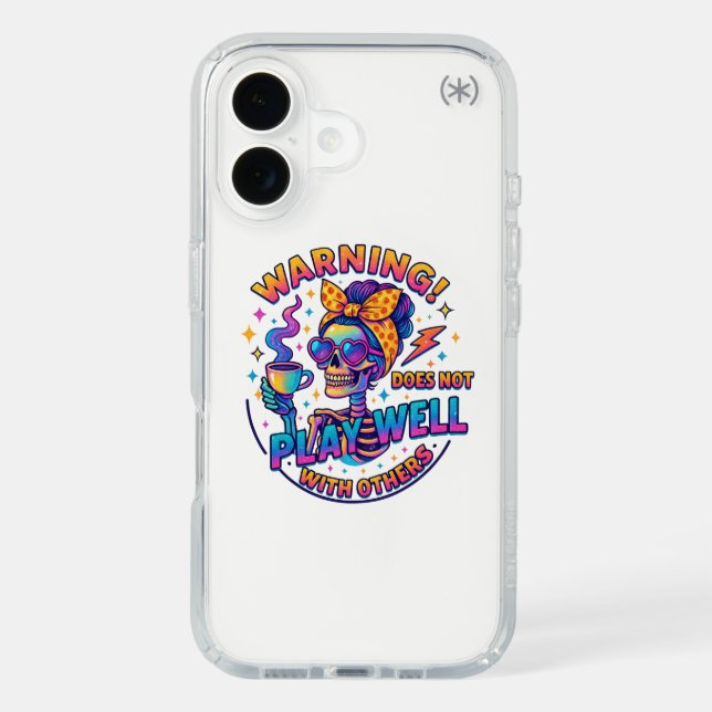 Does Not Play Well....  Speck iPhone Case (Front)
