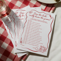 Does the Bride really know the Groom Bridal Shower