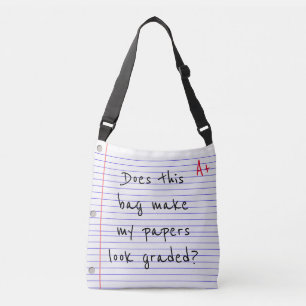 Does this bag make my papers look graded? tote