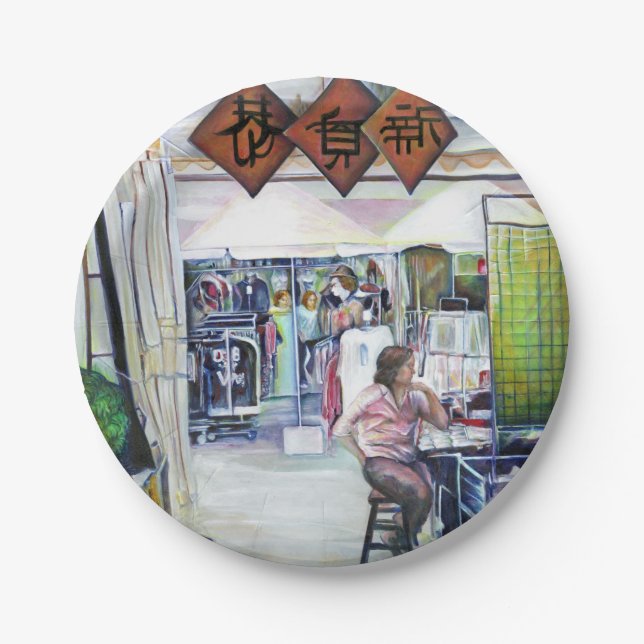 Does This Dragon Come with Training Wheels? Paper Plates (Front)