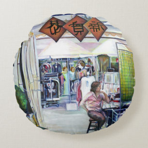 Does This Dragon come with Training Wheels? Round Pillow