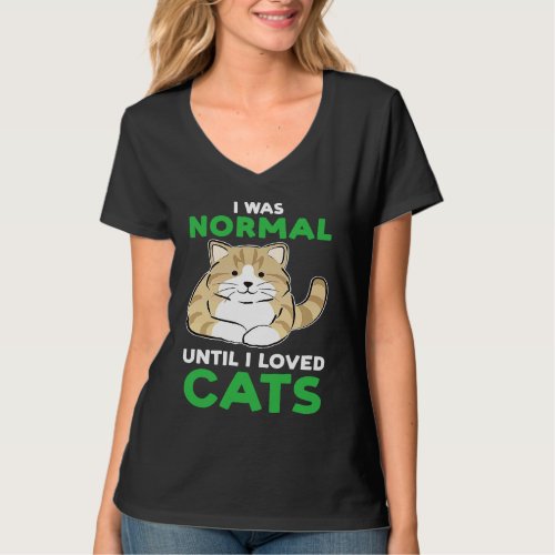 does this  make me look like I like cats cats T_Shirt