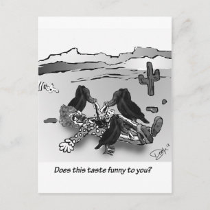 Does this taste funny to you? postcard