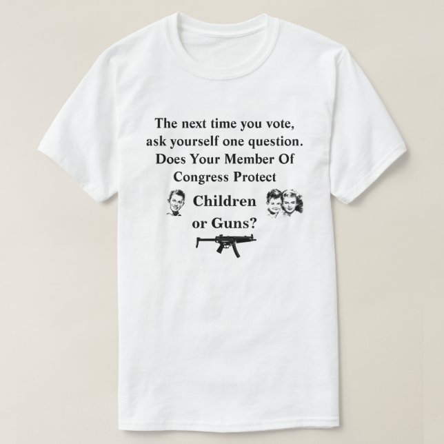 Does your member of congress protect Children or.. T-Shirt (Design Front)
