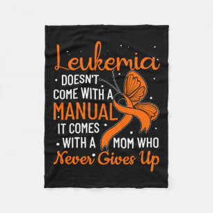Doesn't Come With A Manual Leukemia  Fleece Blanket