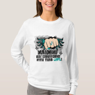 Doesn't Stand A Chance Cervical Cancer T-Shirt