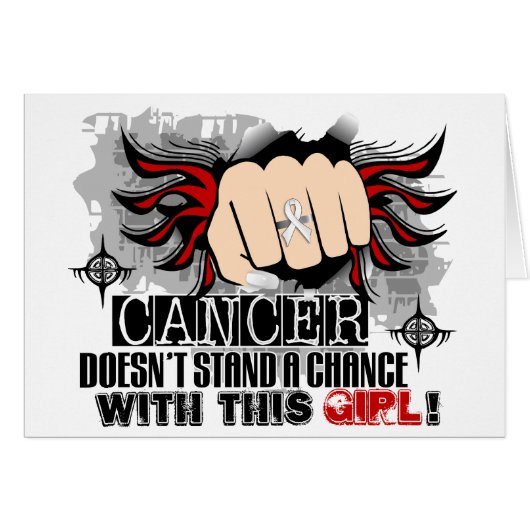 Doesn't Stand A Chance Lung Cancer Cards (Front Horizontal)