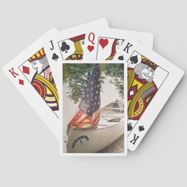 DOF - Flag and Canoe Poker Cards (Back)