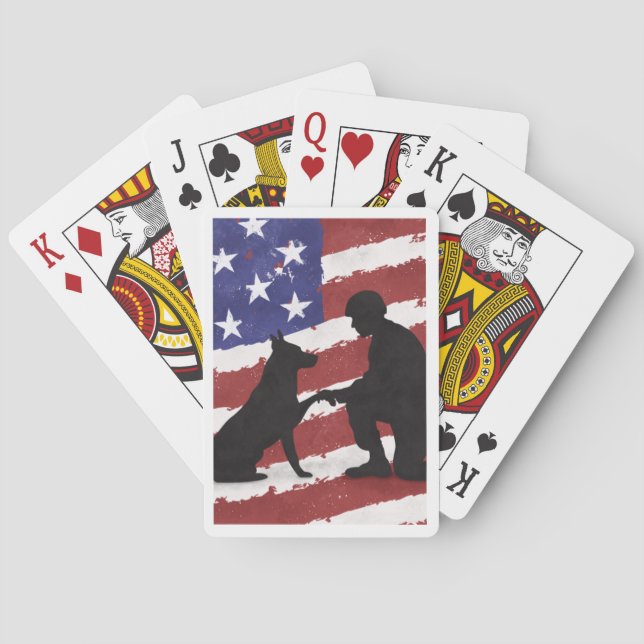 DOF - K9 and Soldier Poker Cards (Back)