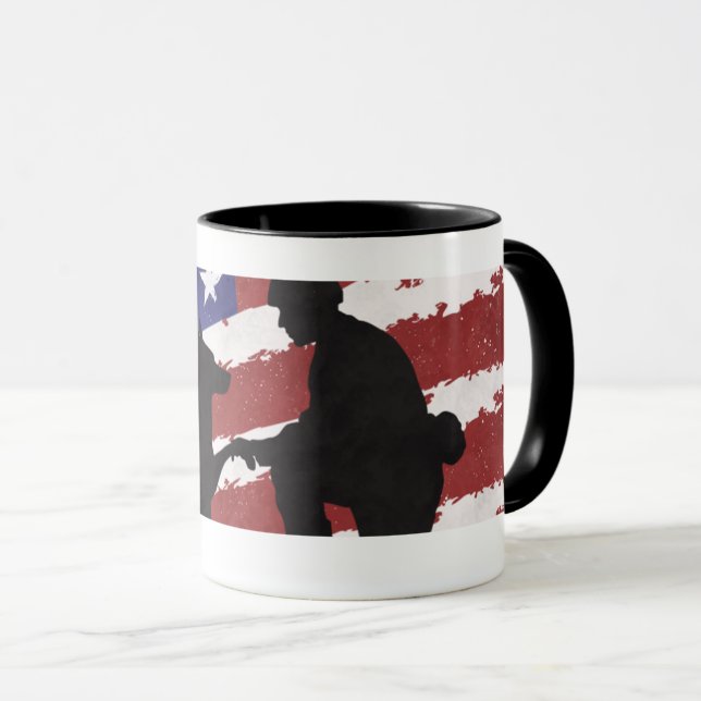 DOF - K9 Flag Mug (Front Right)
