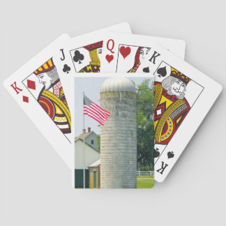 DOF - Silo with Flag Poker Cards