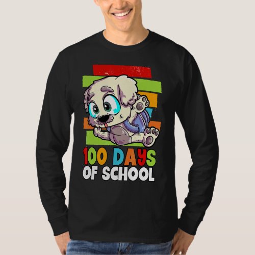 Dog 100 Day Of School T_Shirt