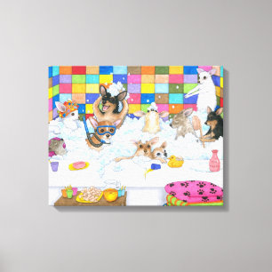 Dog 121 Chihuahua Canvas Print