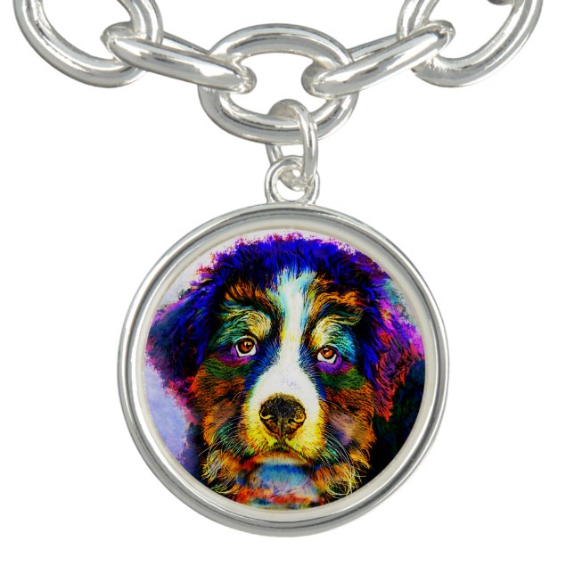 dog 157 Bernese Mountain Bracelet (Design)