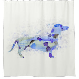 Dog 160 Dachshund Shower Curtain