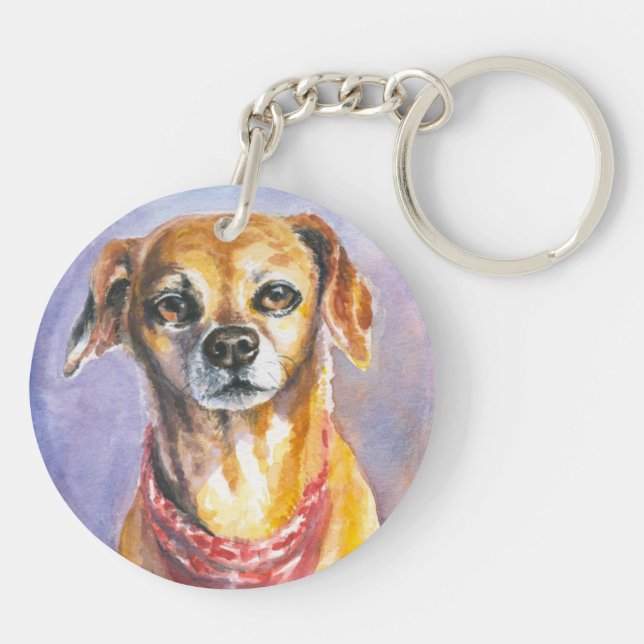 Dog 2 keychain (Back)