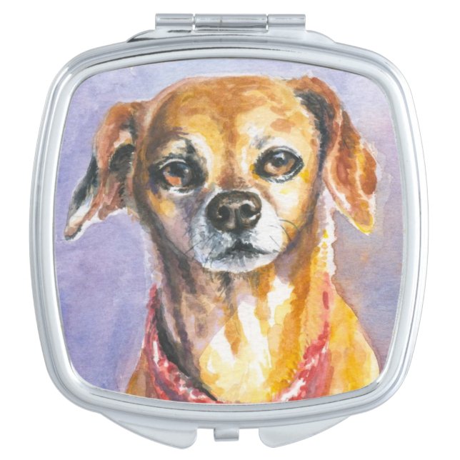 Dog 2 mirror for makeup (Front)