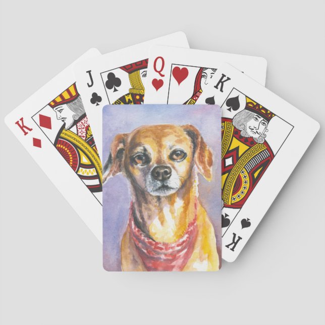Dog 2 poker cards (Back)