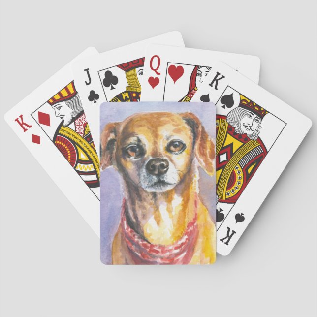 Dog 2 poker cards (Back)