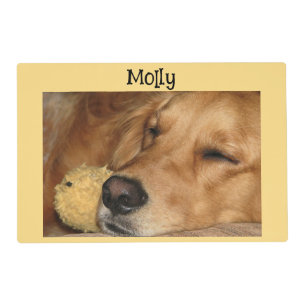 Dog 4 Photo Double Sided Feeding Placemat