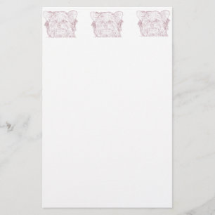 Dog 4  Sketch, Stationery