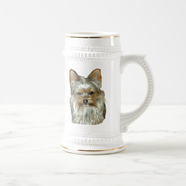Dog 4B,Yorkshire Terrier,Stein Beer Stein (Right)