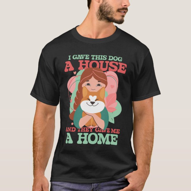 Dog Adoption Animal Rescue Animal Rights Rescue An T-Shirt (Front)