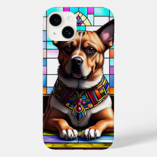 Dog Adorned in Colorful Collar Case-Mate iPhone 14 Case