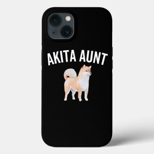 Dog Akita Aunt Aunty of Gorgeous Japanese Dog or P iPhone 13 Case