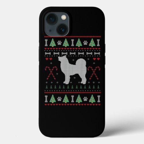 Dog Akita Ugly Sweater Christmas Shirt Funny Dog L iPhone 13 Case