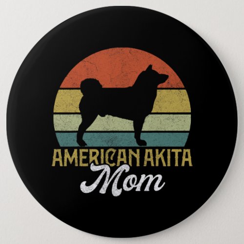 Dog Akita Vintage American Akita Mama Shirt Women  Button