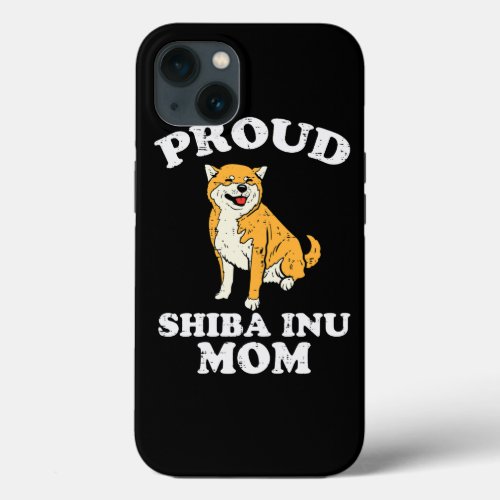 Dog Akita Womens Proud Shiba Inu Mom Kawaii Japane iPhone 13 Case