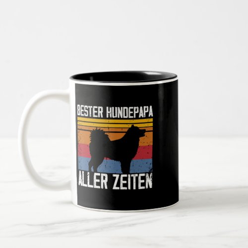 Dog Alaskan Malamute Mens Bester Hundepapa Aller Z Two_Tone Coffee Mug